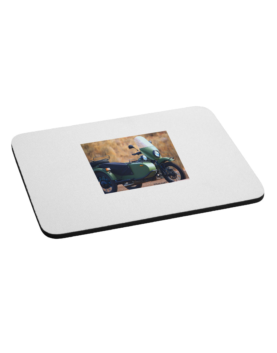 Sidecar Motorcycle Photo Mousepad-TooLoud-White-Davson Sales