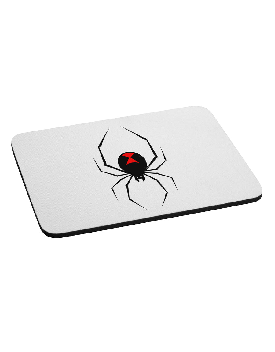 Black Widow Spider Design Mousepad-TooLoud-White-Davson Sales