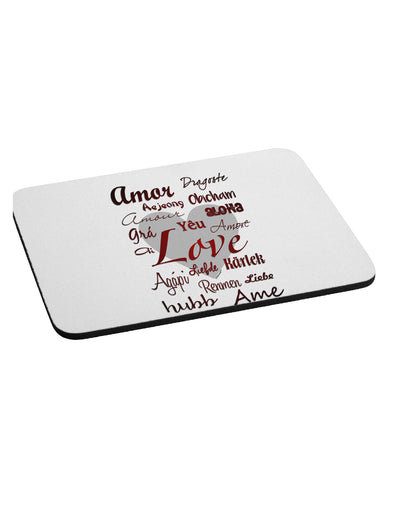 Love Languages Mousepad by TooLoud-TooLoud-White-Davson Sales