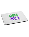 Basic Witch Color Green Mousepad-TooLoud-White-Davson Sales