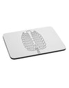 Skeleton Ribcage Halloween Mousepad-TooLoud-White-Davson Sales