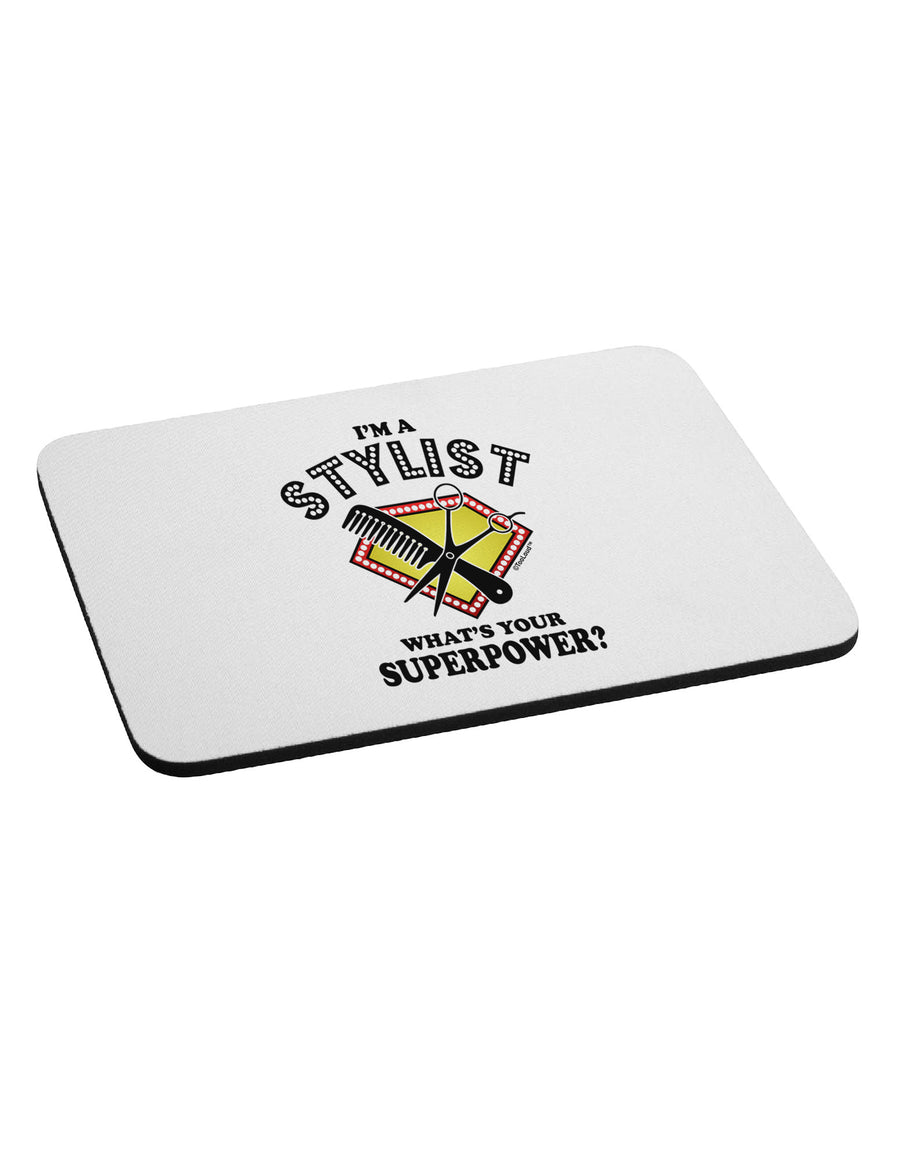 Stylist - Superpower Mousepad-TooLoud-White-Davson Sales