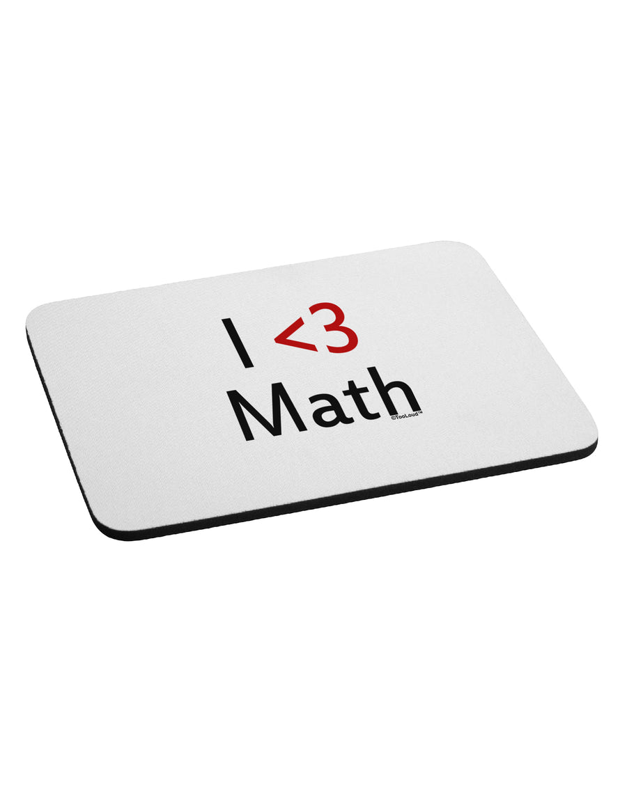 I Heart Math Mousepad by TooLoud-TooLoud-White-Davson Sales