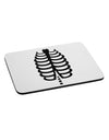 Black Skeleton Ribcage Halloween Mousepad-TooLoud-White-Davson Sales