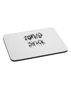 Zombie Snack - Zombie Apocalypse Mousepad-TooLoud-White-Davson Sales