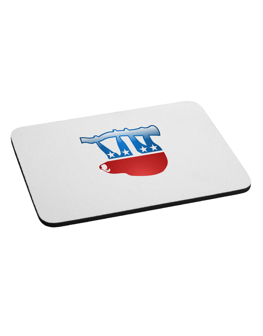 Sloth Political Party Symbol Mousepad-TooLoud-White-Davson Sales