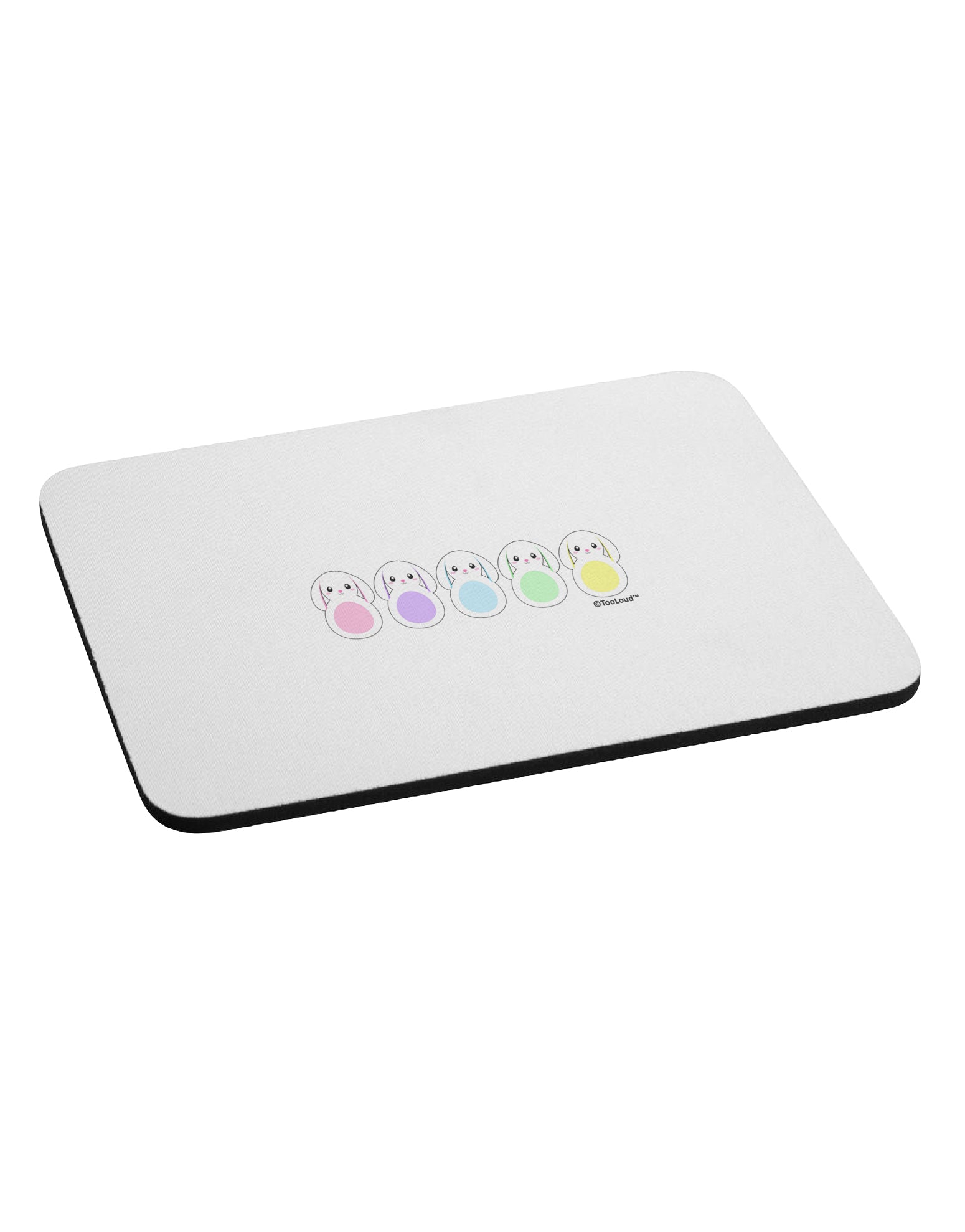 Cute Pastel Bunnies Mousepad by TooLoud-TooLoud-White-Davson Sales