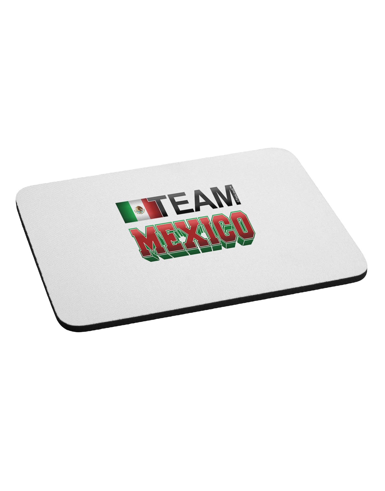 Sporty Team Mexico Mousepad-TooLoud-White-Davson Sales