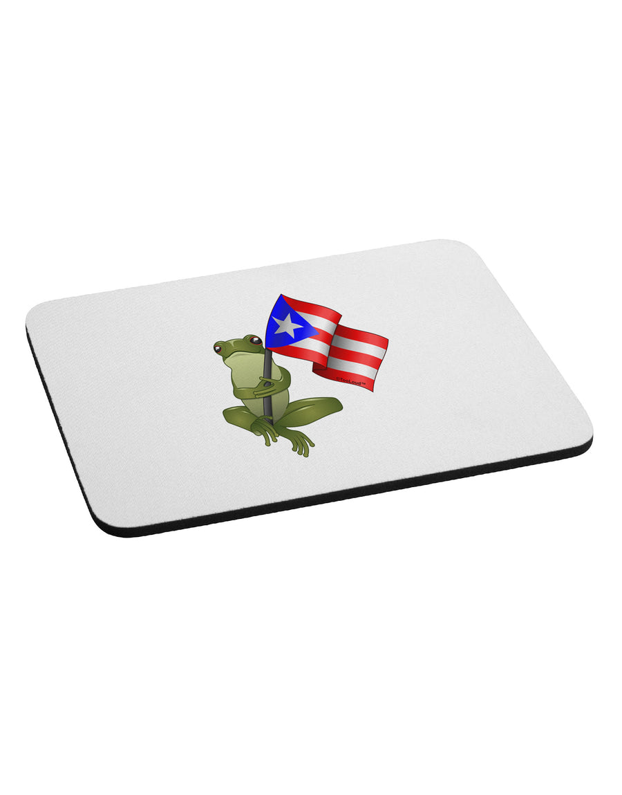 Coqui Holding Flag Mousepad-TooLoud-White-Davson Sales