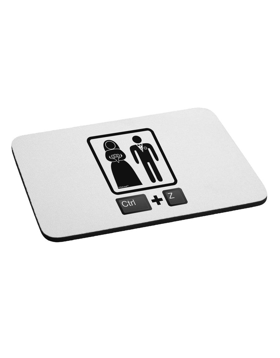 Ctrl Z - Marriage Mousepad-TooLoud-White-Davson Sales