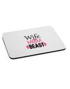 TooLoud Wife Mom Beast Mousepad-TooLoud-White-Davson Sales