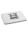 Not A Cartoon Eyes Green Mousepad by TooLoud-TooLoud-White-Davson Sales