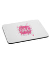 Rave Splatter Pink Mousepad-TooLoud-White-Davson Sales