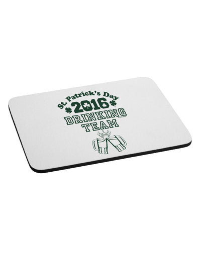 St Patricks Day Drinking Team Mousepad-TooLoud-White-Davson Sales