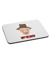 Scary Face With a Hat - Happy Halloween Mousepad-TooLoud-White-Davson Sales