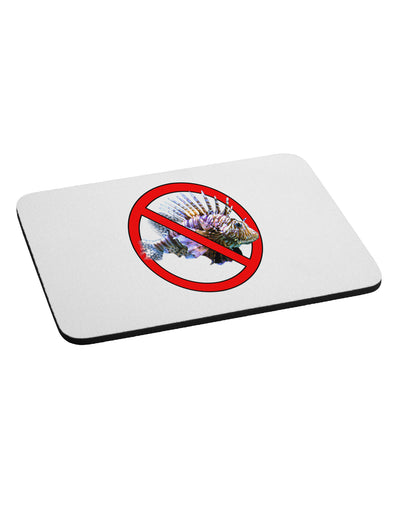 No Lionfish Mousepad-TooLoud-White-Davson Sales