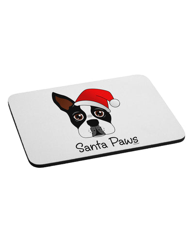 Santa Paws Christmas Dog Mousepad-TooLoud-White-Davson Sales