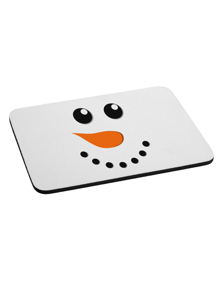 Snowman Face Christmas Mousepad-TooLoud-White-Davson Sales