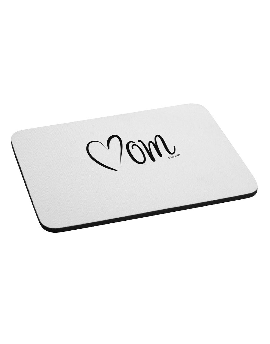 Mom with Brushed Heart Design Mousepad by TooLoud-TooLoud-White-Davson Sales