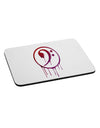 Dripping Bass Symbol Mousepad-TooLoud-White-Davson Sales