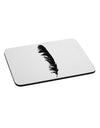 Black Feather Mousepad-TooLoud-White-Davson Sales