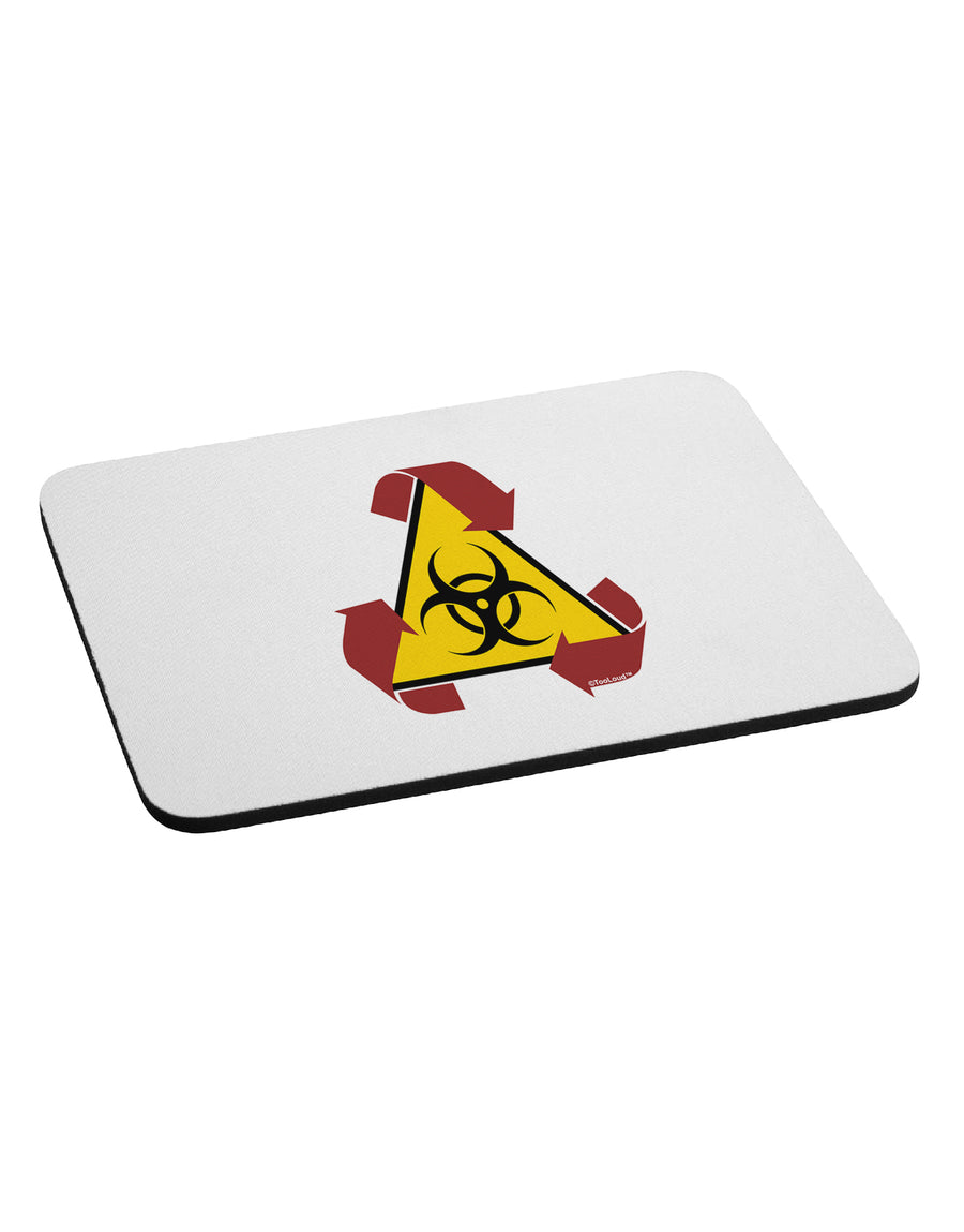 Recycle Biohazard Sign Mousepad by TooLoud-TooLoud-White-Davson Sales