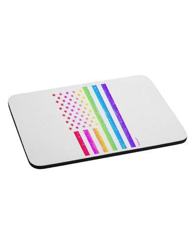 American Pride - Rainbow Flag Mousepad-TooLoud-White-Davson Sales