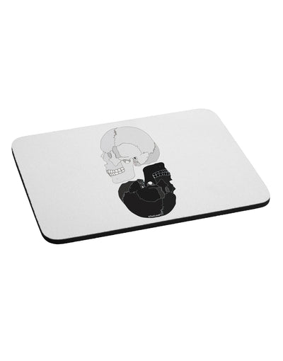 White And Black Inverted Skulls Mousepad by TooLoud-TooLoud-White-Davson Sales