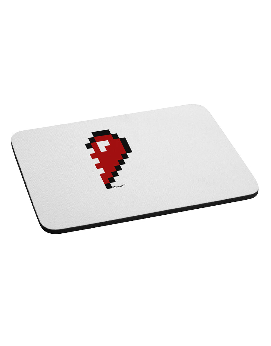 Couples Pixel Heart Design - Right Mousepad by TooLoud-TooLoud-White-Davson Sales