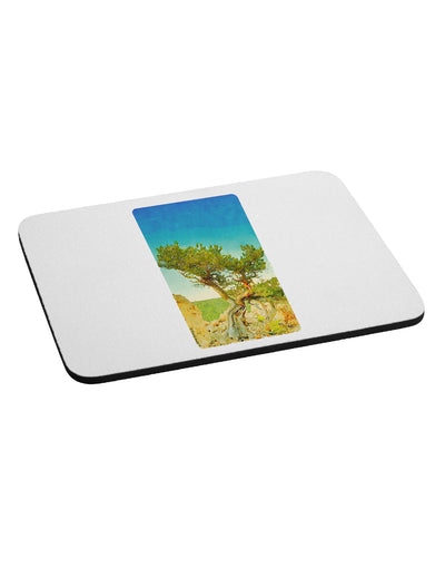 Colorado Tree Watercolor Mousepad-TooLoud-White-Davson Sales