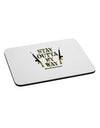 Black Friday Vet - Outta My Way Mousepad-TooLoud-White-Davson Sales