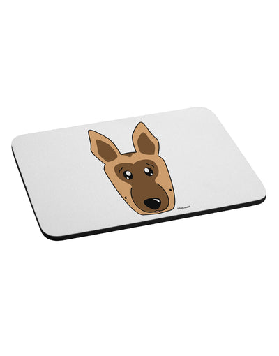 Cute German Shepherd Dog Mousepad by TooLoud-TooLoud-White-Davson Sales