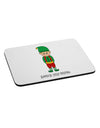 Santa's Little Helper Christmas Elf Boy Mousepad-TooLoud-White-Davson Sales