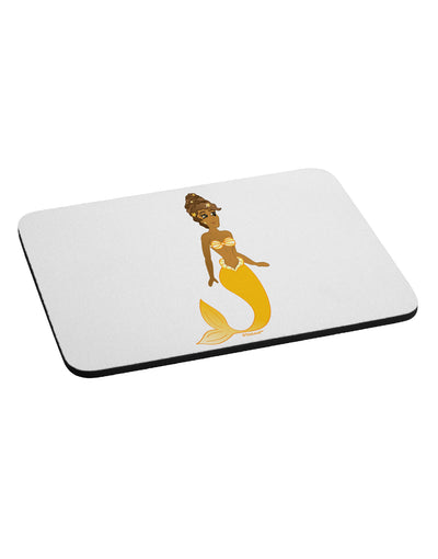 Mermaid Design - Yellow Mousepad-TooLoud-White-Davson Sales