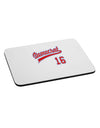 Democrat Jersey 16 Mousepad-TooLoud-White-Davson Sales