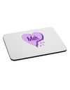 Meh Candy Heart Purple - Valentines Day Mousepad by TooLoud-TooLoud-White-Davson Sales