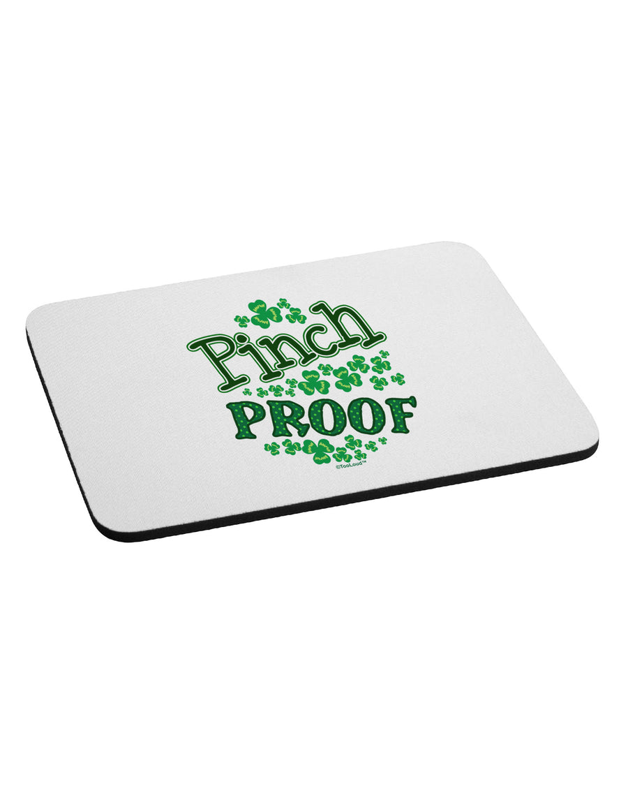 Pinch Proof St Patricks Day Mousepad-TooLoud-White-Davson Sales