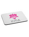 Lotus Flower Design Gradient - Text Mousepad by TooLoud-TooLoud-White-Davson Sales