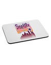 Seattle Washington Sunset Mousepad-TooLoud-White-Davson Sales