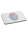 Flower of Life Circle Mousepad-TooLoud-White-Davson Sales