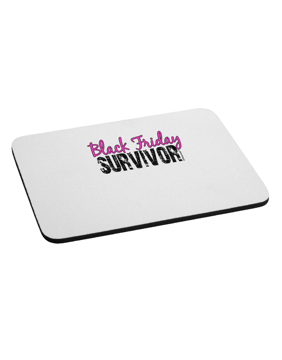 Black Friday Survivor Mousepad-TooLoud-White-Davson Sales