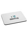 Distressed I Heart Seattle - Heart Flag Mousepad by TooLoud-TooLoud-White-Davson Sales