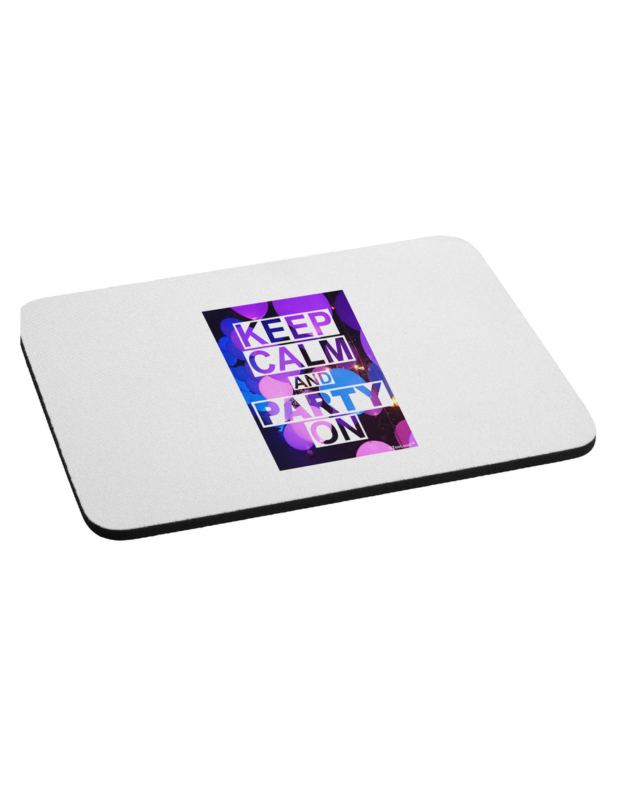 Keep Calm - Party Balloons Mousepad-TooLoud-White-Davson Sales