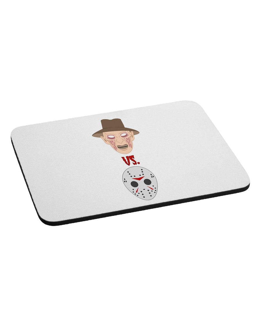 Scary Face Versus Scary Face - Halloween Mousepad-TooLoud-White-Davson Sales