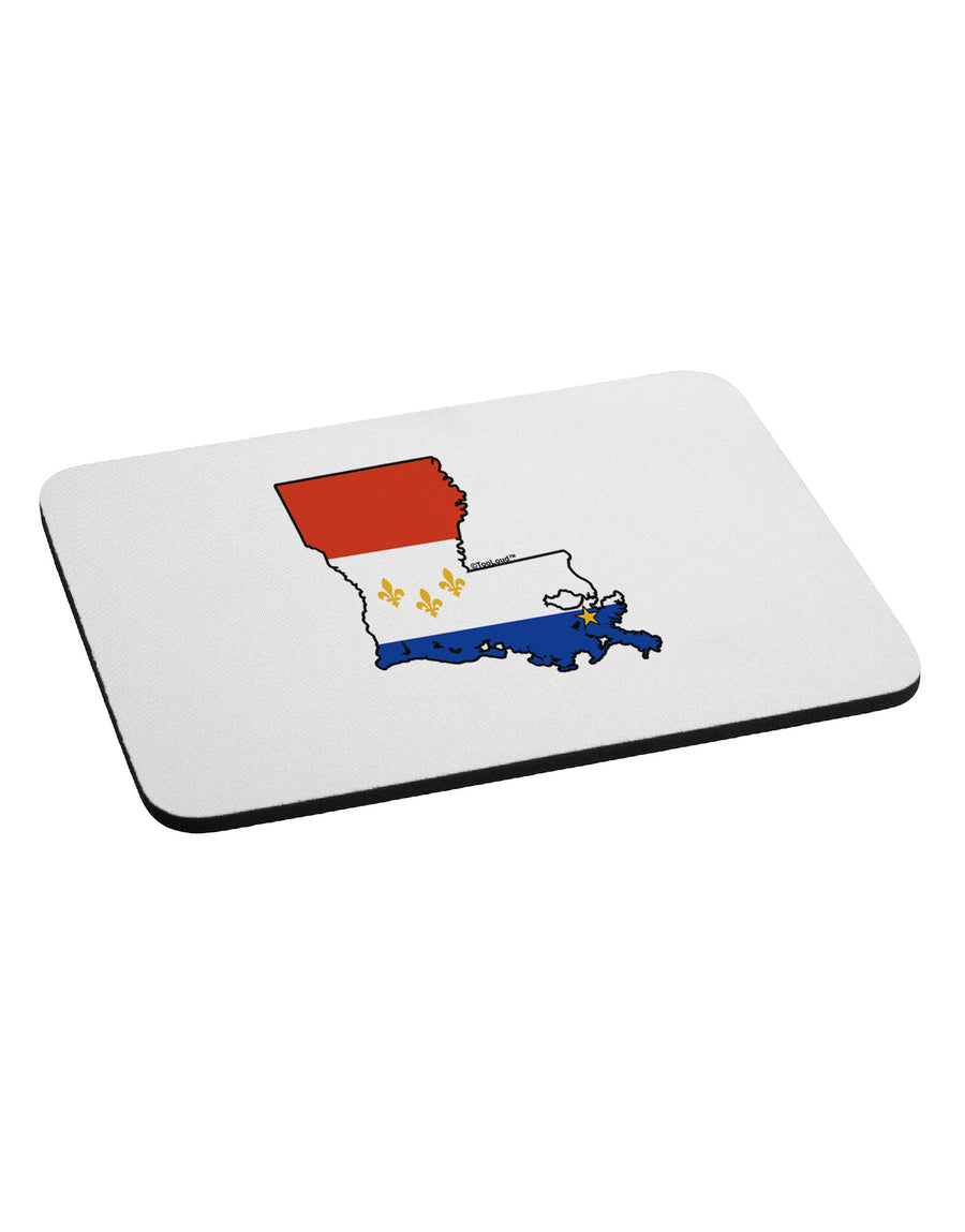 New Orleans Louisiana Flag Mousepad-TooLoud-White-Davson Sales