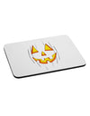 Halloween Glow Smiling Jack O Lantern Mousepad-TooLoud-White-Davson Sales