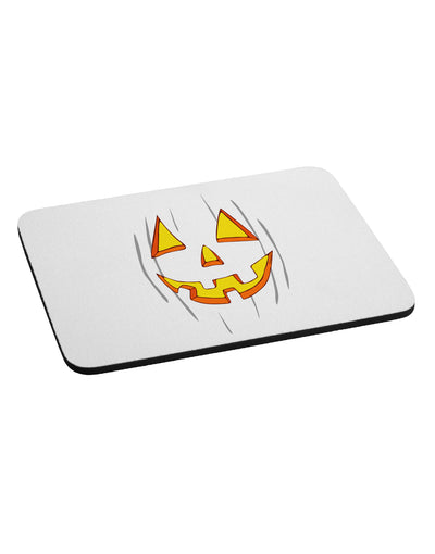 Halloween Glow Smiling Jack O Lantern Mousepad-TooLoud-White-Davson Sales