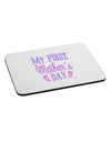 My First Mother's Day - Baby Feet - Pink Mousepad by TooLoud-TooLoud-White-Davson Sales