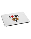 I Heart My - Cute Boxer Dog Mousepad by TooLoud-TooLoud-White-Davson Sales