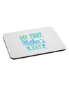 My First Mother's Day - Baby Feet - Blue Mousepad by TooLoud-TooLoud-White-Davson Sales